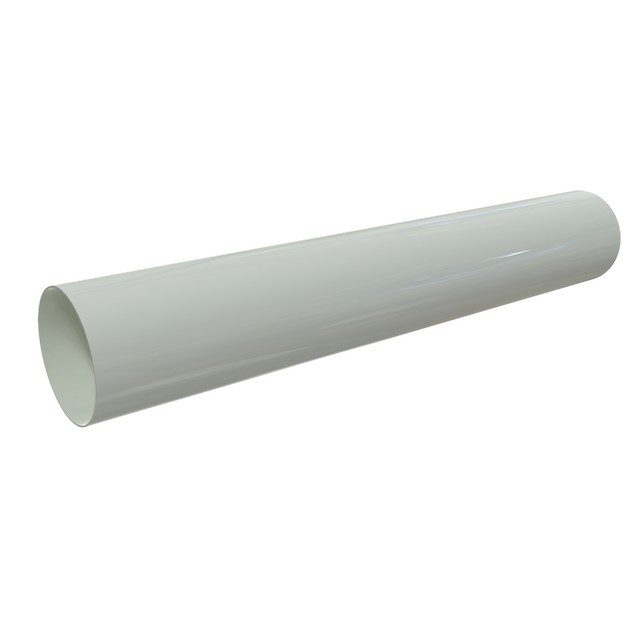 Труба водосточная GLC PVC 100 мм 3 м.п. белая RAL 9010