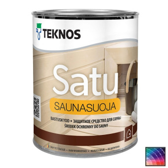 Защитное средство Teknos Satu Saunasuoja для сауны 0,9 л