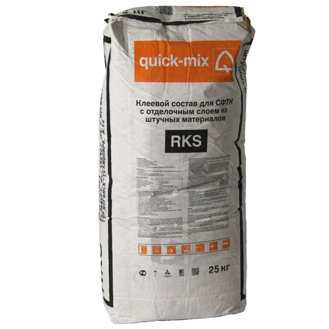 Плитоный клей Quick-mix RKS купить цена  25 кг