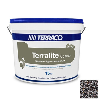 Декоративная штукатурка Terraco Terralite Coarse крупнозернистая M 332-C 15 кг Декоративная штукатурка Terraco Terralite Coarse крупнозернистая M 332-C 15 кг