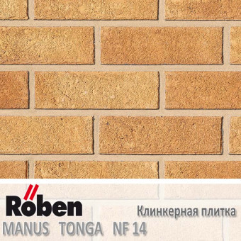 Клинкерная плитка Roben MANUS Tonga NF 14 (240x14x71)