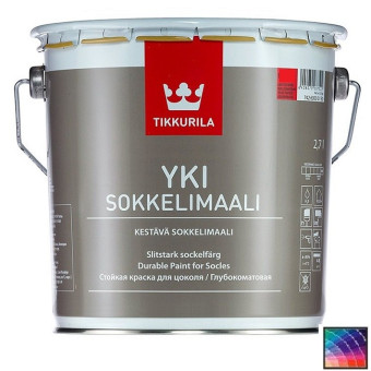 Краска Tikkurila Yki цокольная база С 2,7 л Краска Tikkurila Yki цокольная база С 2,7 л
