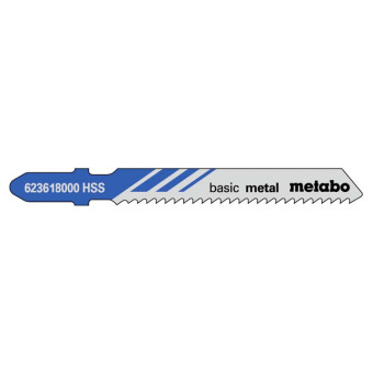 Полотна для электролобзика Metabo T118B по металлу HSS 51 мм шаг 2.0 мм 25 шт. (арт. 623618000)