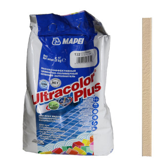 Затирка Mapei Ultracolor Plus №132 бежевая 2000 5 кг
