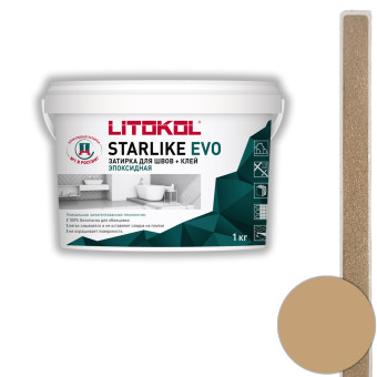Затирка Litokol Starlike Evo S.208 sabbia 1 кг