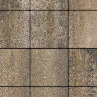 Тротуарная плитка Выбор КВАДРАТ Б.6.К.6 Искусственный камень Базальт 400х400х60 мм
