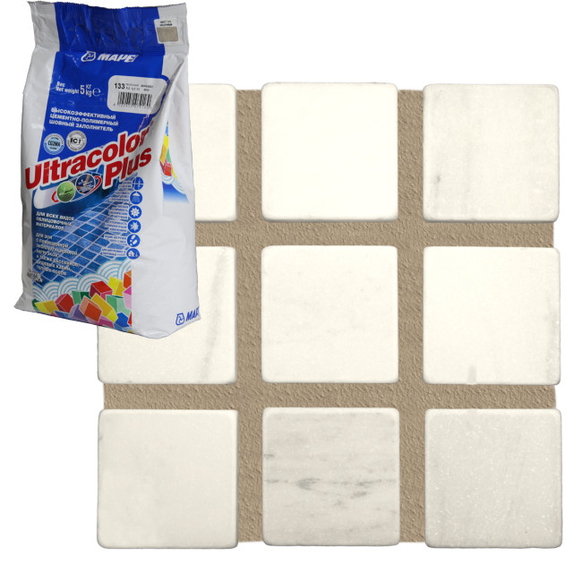Затирка Mapei Ultracolor Plus №133 песочная Мапей Ультраколор Плюс фасовка 5 кг купить 