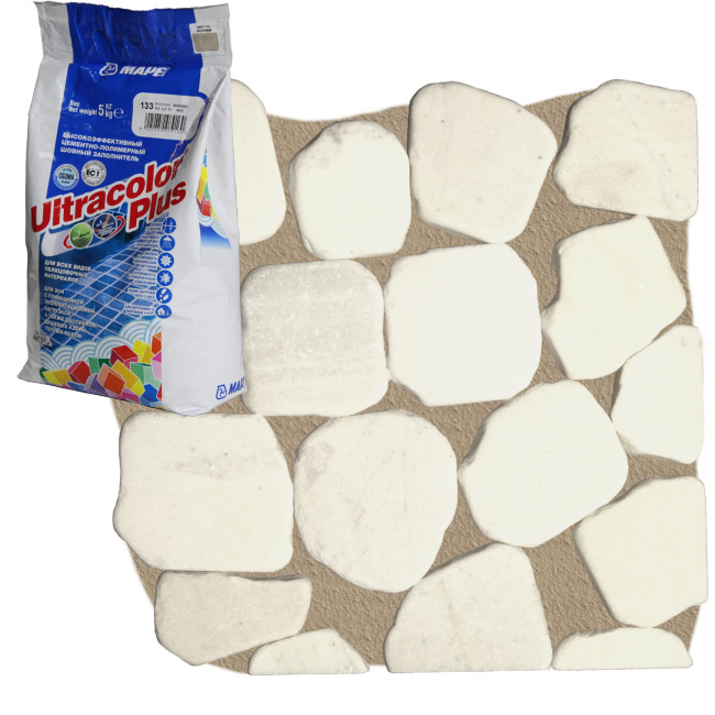 Затирка Mapei Ultracolor Plus №133 песочная Мапей Ультраколор Плюс фасовка 5 кг купить 