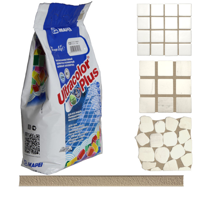 Затирка Mapei Ultracolor Plus №133 песочная Мапей Ультраколор Плюс фасовка 5 кг купить 