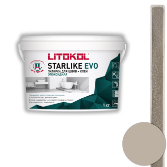 Затирка Litokol Starlike Evo S.210 greige 1 кг