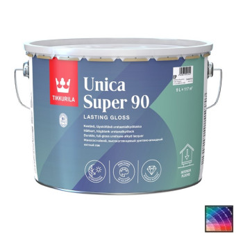 Лак Tikkurila Unica Super 90 корабельный 2,7 л Лак Tikkurila Unica Super 90 корабельный 2,7 л