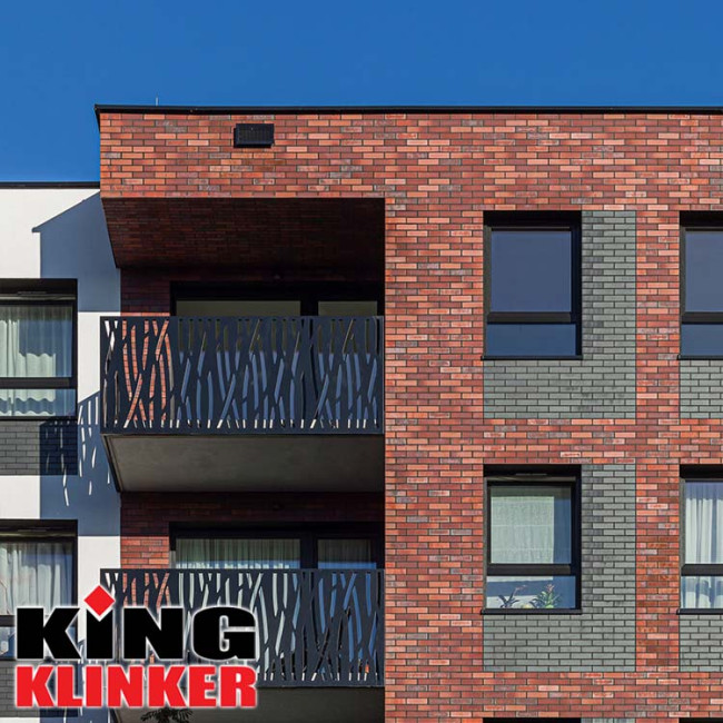 Клинкерная плитка King Klinker Old Castle, NF10, Heart brick HF30