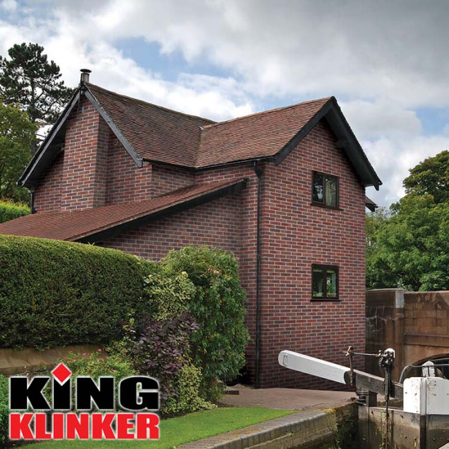 Клинкерная плитка King Klinker Old Castle, NF10, Heart brick HF30