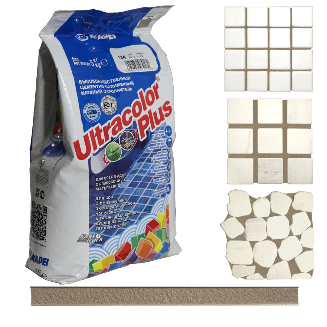 Затирка Mapei Ultracolor Plus №134 шелк 5 кг купить по низкой цене в ...