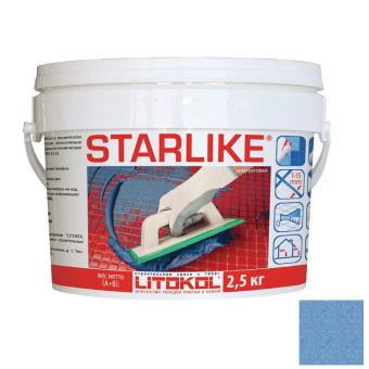 Затирка Litokol Starlike C.390 artic blu 2,5 кг Затирка Litokol Starlike C.390 artic blu 2,5 кг