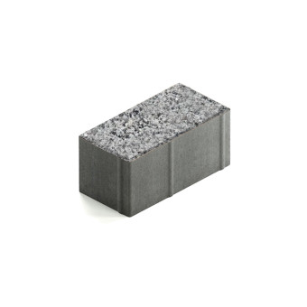 Тротуарная плитка Steingot Прямоугольник 200х100 мм Granit Premium Fumo Bello толщина 100 мм