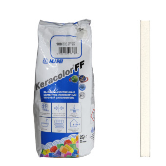 Затирка Mapei Keracolor FF №100 белая 2 кг