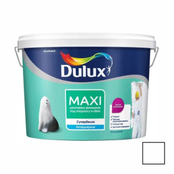 Шпатлёвка Dulux Maxi финишная белая 10 л Шпатлёвка Dulux Maxi финишная белая 10 л