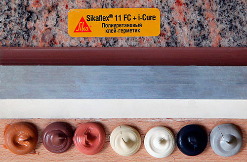 Sika Sikaflex-11 FC цветовая гамма