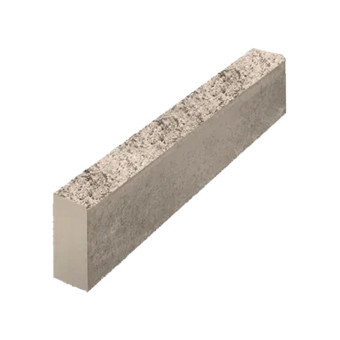 Бордюр бетонный для дорожек Выбор Листопад гранит Антрацит 1000х200х80 мм