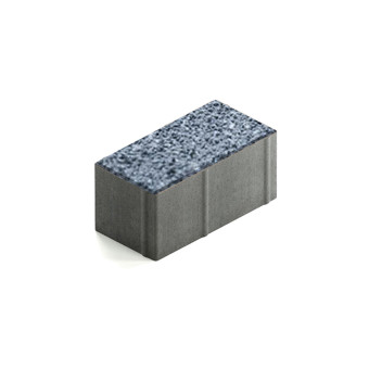 Тротуарная плитка Steingot Прямоугольник 200х100 мм Granit Premium Grafito Scuro толщина 100 мм