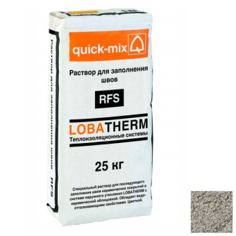 Затирка Quick-mix RFS серо-белая 25 кг Затирка Quick-mix RFS серо-белая 25 кг
