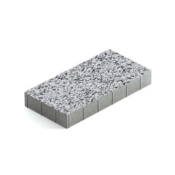 Тротуарная плитка Steingot Плита Premium 600х300 мм Bianco Nero толщина 60 мм