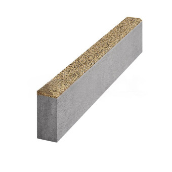 Бордюр садовый Steingot Premium цвет Grano 1000х200х80 мм