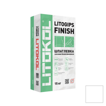 Шпаклёвка Litokol Litogips Finish финишная белая 15 кг