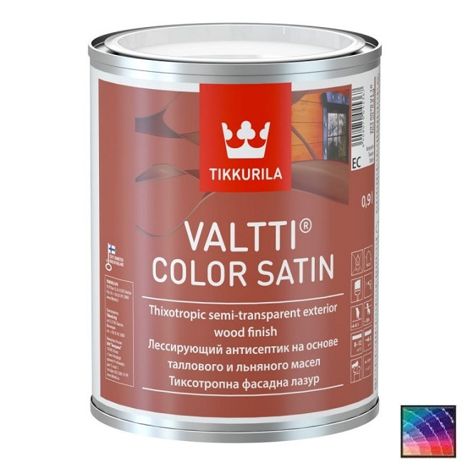 Антисептик Tikkurila Valtti Color Satin 0,9 л
