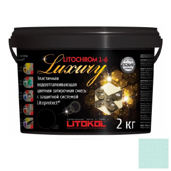 Затирка Litokol Litochrom 1-6 Luxury C.100 светло-зеленая 2 кг