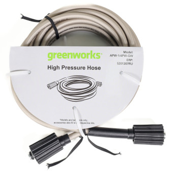 Шланг Greenworks для мойки 7.6 м 140 бар (арт. 5201207)