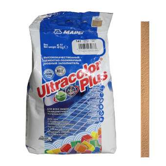 Затирка Mapei Ultracolor Plus №141 карамель 5 кг