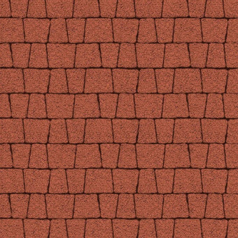 Тротуарная плитка Выбор Антик Б.3.А.6 Гранит Красный 60 мм
