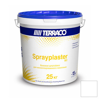 Шпаклёвка Terraco Sprayplaster BC базовая 25 кг