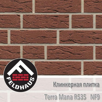 Клинкерная плитка Feldhaus Klinker Terra Mana R535 NF9 (240x9x71 мм)