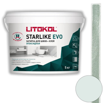 Затирка Litokol Starlike Evo S.400 verde salvia 5 кг