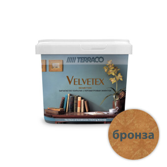 Декоративное покрытие Terraco Velvetex бронза 1 кг