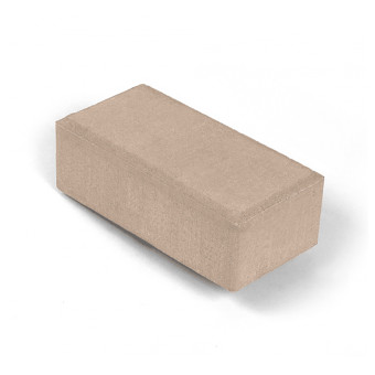 Брусчатка Нобетек 2П6Ф п/п белый цемент песочная 200х100х60 мм