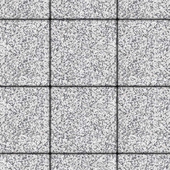 Тротуарная плитка Выбор КВАДРАТ Б.6.К.6 Стоунмикс Бело-черный 400х400х60 мм