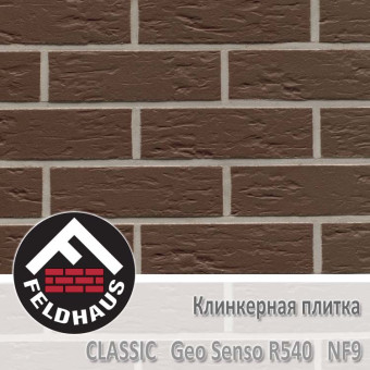 Клинкерная плитка Feldhaus Klinker Geo Senso R540 NF9 (240x9x71 мм)