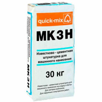 Штукатурка Quick-mix MK 3 h водоотталкивающая 30 кг Штукатурка Quick-mix MK 3 h водоотталкивающая 30 кг