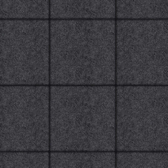 Тротуарная плитка Выбор КВАДРАТ Б.6.К.6 Стоунмикс Черный 400х400х60 мм