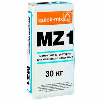 Штукатурка Quick-mix MZ 1 h водоотталкивающая 30 кг Штукатурка Quick-mix MZ 1 h водоотталкивающая 30 кг