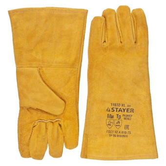 Краги спилковые Stayer Professional 350 мм; арт. 11332-XL_z01