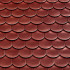 Черепица боковая керамическая Braas Опал левая глазурь красный бук