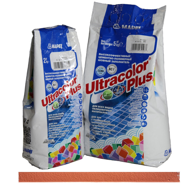 Затирка Mapei Ultracolor Plus №145 сиена Мапей Ультраколор Плюс фасовка 5 кг купить 