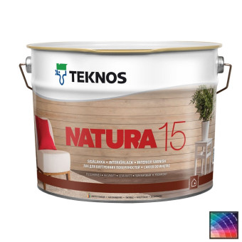 Лак Teknos Natura 15 для дерева 9 л