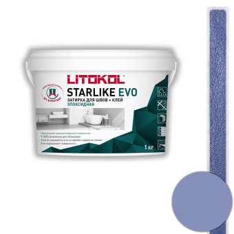 Затирка Litokol Starlike Evo S.330 blu avio 1 кг