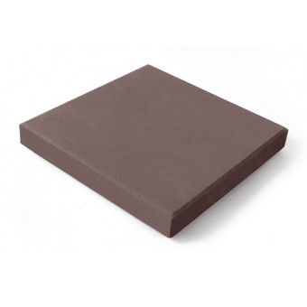 Тротуарная плитка Нобетек Квадрат 1К5Ф п/п серый цемент коричневая 400х400х50 мм